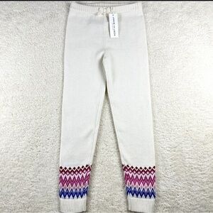 Nwot Janie and Jack kids Cozy White Sweater with Pink and Blue Accents set